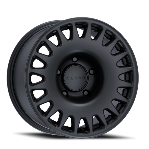 DOORBUSTER PRICING! - Nomad N503Sb Sahara Wheel 15x7 5x114.3 Satin Black 15mm | N503SB-57012+15