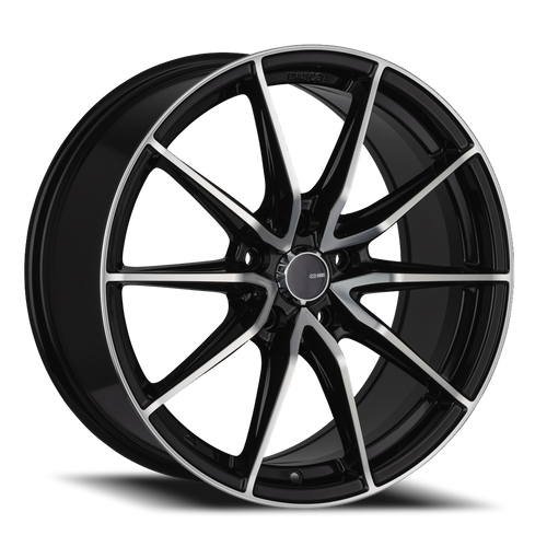 Enkei Draco Wheel 16x7 5x114.3 Black Machined 38mm | 509-670-6538BKM