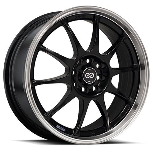 Enkei Pf01 Wheel 17x8 5x114.3 Black Machined 50mm | 460-780-6550BKM