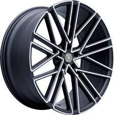 Velocity Vw28 Wheels Rims 17x8 5x114.3 Black Machined 38mm | WVWW028S12O23P010F004C13
