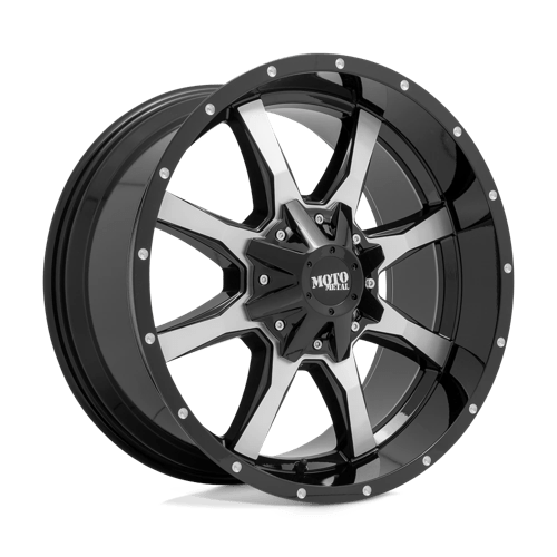 Moto Metal MO970 Wheels 18x9 5x4.5 (5x114.3) Black Machined 18mm | MO97089012318