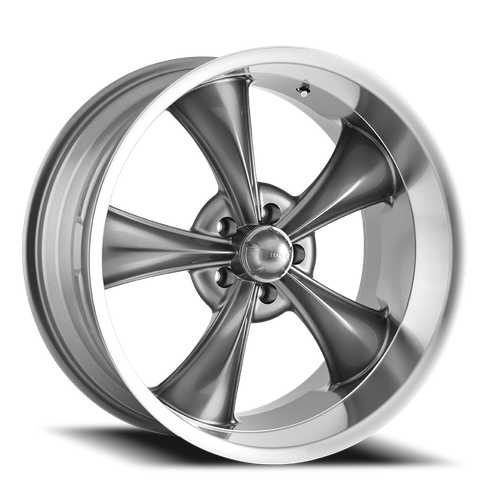 DOORBUSTER PRICING! - Ridler 695 Wheel 18x9.5 5x114.3 Gloss Grey Machined 6mm | 695-8965G