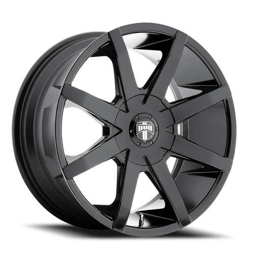 Dub S110 Push Wheel 20x8.5 5x108 & 5x114.3 Gloss Black 45mm | S110208502+45