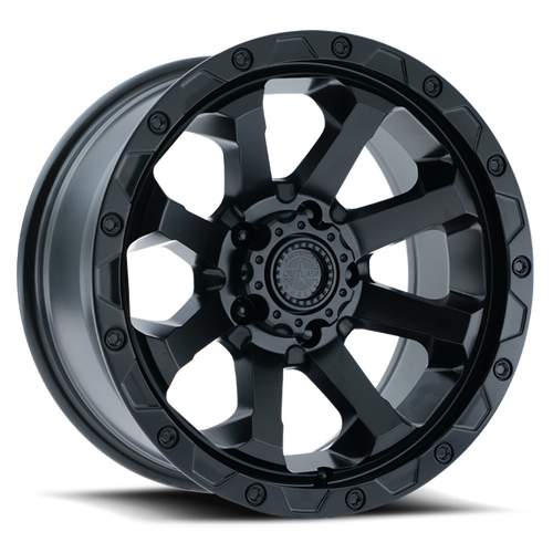 American Outlaw Capone Wheel 20x9 5x139.7 Satin Black -10mm | 133-2985S