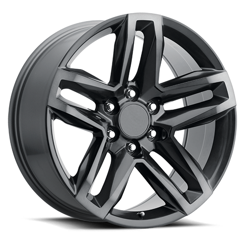 DOORBUSTER PRICING! - Factory Reproductions Fr 94 - Silverado Z71 Trail Boss Replica Wheels Wheel 22x9 6x139.7 Titanium Grey With Dark Clear 15mm | 94290156527