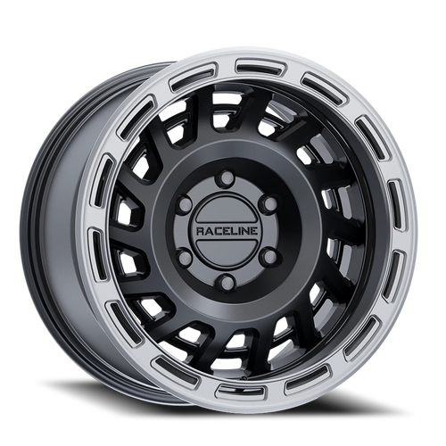 DOORBUSTER PRICING! - Raceline 957Bs Halo Wheel 18x9 6x135 Black w/ Silver Lip 18mm | 957BS-89065+18