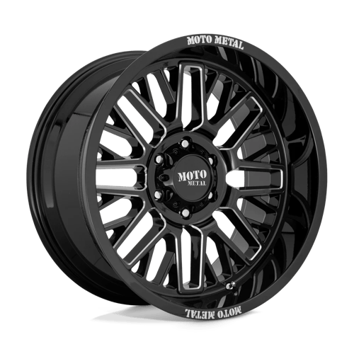 Moto Metal Mo802 Warlock Wheels Rims 20x10 6x135 Black Milled -18 | MO80221063318N