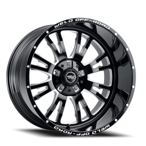 Weld Off-Road Slingblade Wheel 20x10 6x135 & 6x139.7 Gloss Black Milled 13mm | W15800098600