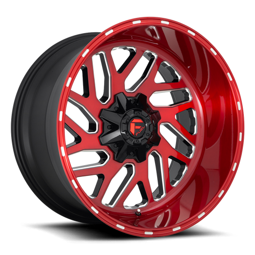 Fuel D691 Triton Wheel 22x12 6x135 & 6x139.7 Candy Red Milled -44mm | D69122209846