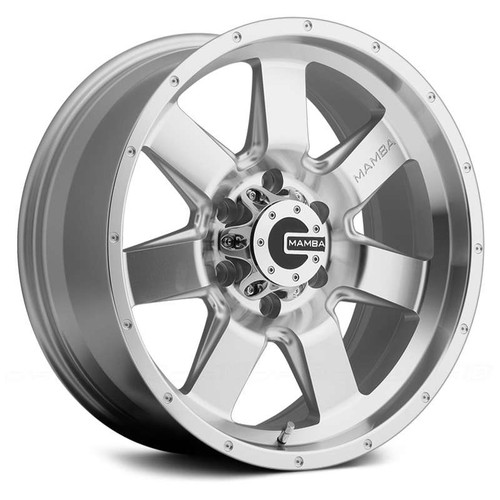 Mamba M14 Wheels 17x9 6x5.5 -12 Silver Machined | 586S-M147983N12S