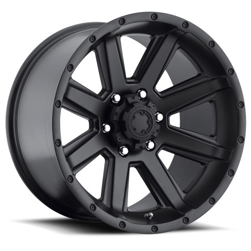Ultra 195Sb Crusher Wheels Rims 17x8 6x139.7 Satin Black 25mm | 195-7884SB