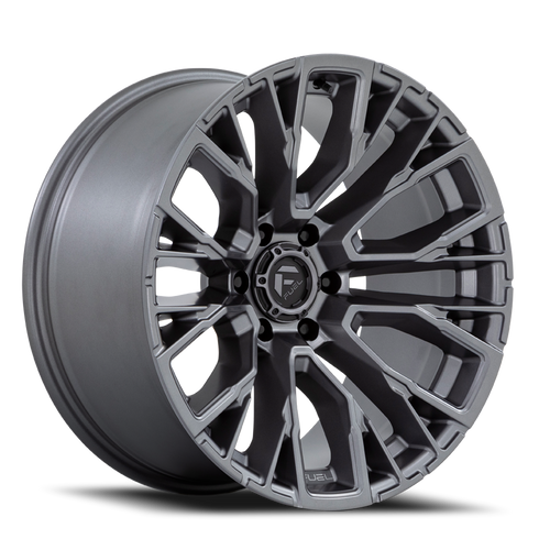 Fuel D848 Rebar Wheel 17x9 6x139.7 Matte Gunmetal -12mm | D84817908445