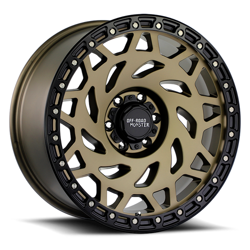 DOORBUSTER PRICING! - Off Road Monster M50 M50 Wheel 17x9 6x139.7 Bronze w/ Black Ring 0mm | M50763900BZBR