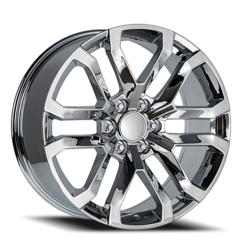 DOORBUSTER PRICING! - Factory Reproductions Fr 95 - Denali Replica Wheels Wheel 20x9 6x139.7 Chrome 28mm | 95090286501