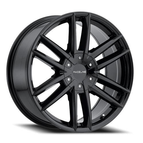 DOORBUSTER PRICING! - Raceline 158B Impulse Wheel 22x9.5 6x139.7 & 6x135 Gloss Black 35mm | 158B-229566+35