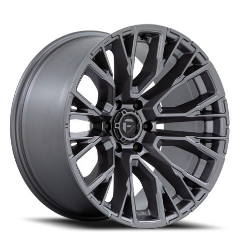 Fuel D848 Rebar Wheel 22x12 6x139.7 Matte Gunmetal -44mm | D84822208447