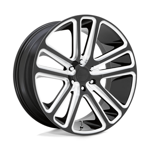 Dub Flex S255 Wheels Rims 24x10 6x5.5 (6x139.7) Black Milled 30 | S255240077+30