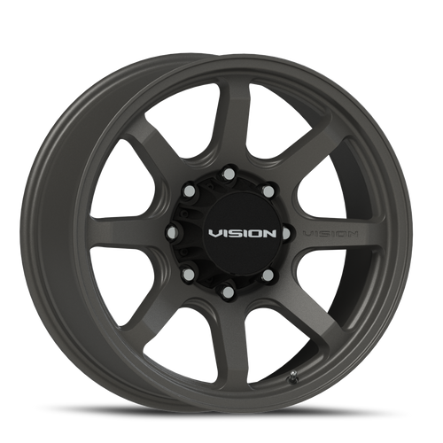 Vision Flow 351 Wheel 17x9 8x170 Satin Grey 0mm | 351-7970SG0