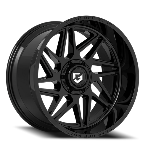 DOORBUSTER PRICING! - Gear Off Road 761B Wheel 20x9 8x180 Gloss Black 18mm | 761B-2098918