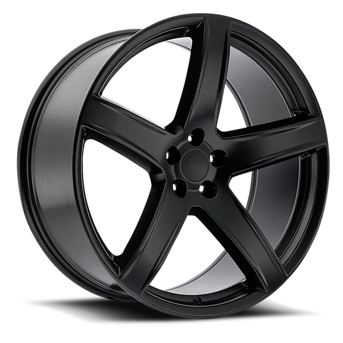 DOORBUSTER PRICING! - Factory Reproductions Fr 77 - Dodge Hellcat Hc2 Replica Wheels Wheel 20x11 5x115 Satin Black 22mm | 77011221503