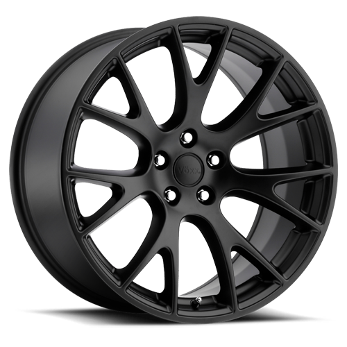 Voxx Replica Hellcat Wheel 22x9 5x115 Matte Black 20mm | CAT 229-5115-20 MB