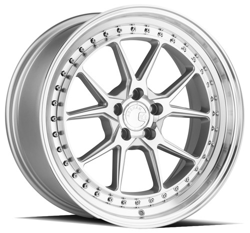 Aodhan Ds08 Wheels Rims 18x9.5 5x120 Silver W/ Machined Face 35mm | DS81895512035SMF