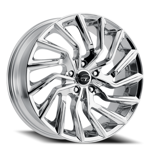 Vct V81 Wheel 22x8.5 5x120 Chrome 38mm | V81-2285520+38C