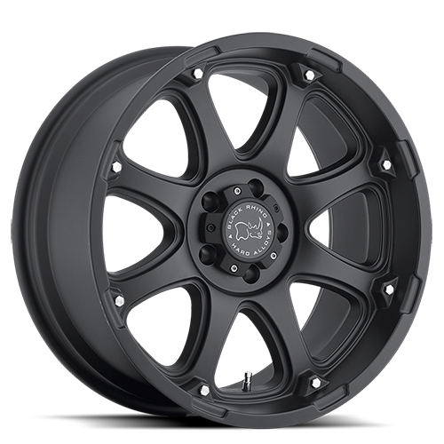 Black Rhino Glamis Wheel 17x9 5x127 Matte Black -12mm | 1790GLA-25127M78