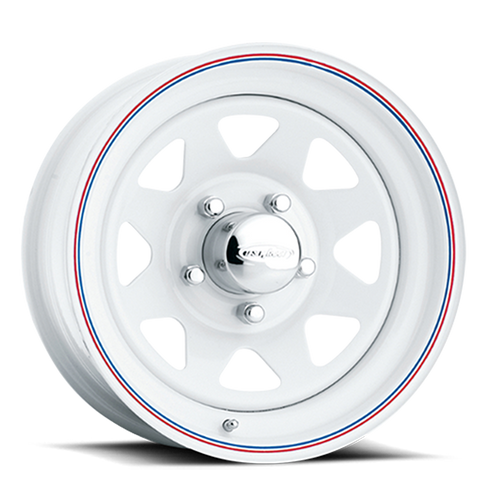 Us 8-Spoke Wheel 16x6 8x165.1 Gloss White 0mm | 70-7680
