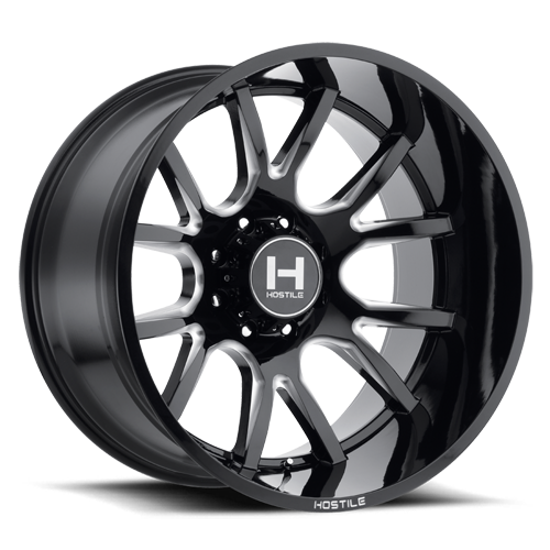 Hostile Rage Wheel 22x10 8x165.1 Blade Cut -25mm | H113-2210816545B
