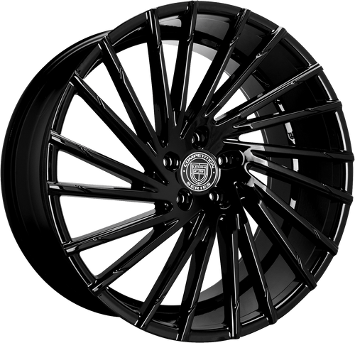Lexani Wraith Wheels Rims 20x8.5 Blank Custom Drilled Gloss Black 15mm | 663-2085-00-15FB