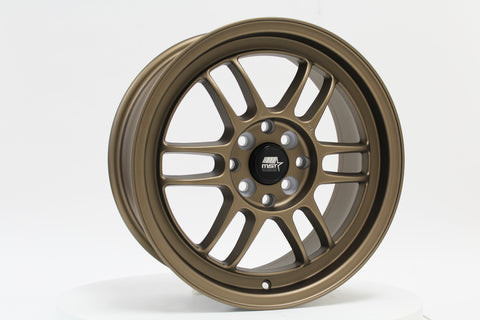 Mst Suzuka Wheels Rims 16x7 4x100 4x114.3 Matte Bronze 40mm | 19