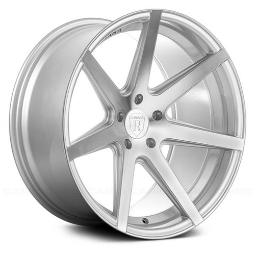20x10 Rohana Rc7 Machined Silver Rims Wheels 45mm 5x112 | RC720105112MS45