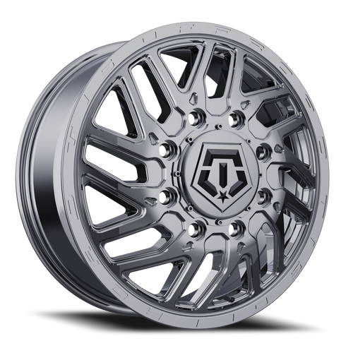 DOORBUSTER PRICING! - Tis 544C Dually Wheel 22x8.25 8x210 Chrome 127mm - MINIMUM PURCHASE OF 4 WHEELS | 544C-22899F