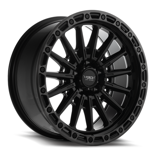 20x9 Force Off-Road F46 Black Machined Dark Tint Rims Wheels 0mm 6x5.5 (6x139.7) | F462096139.7ET0GB/DARKTINT