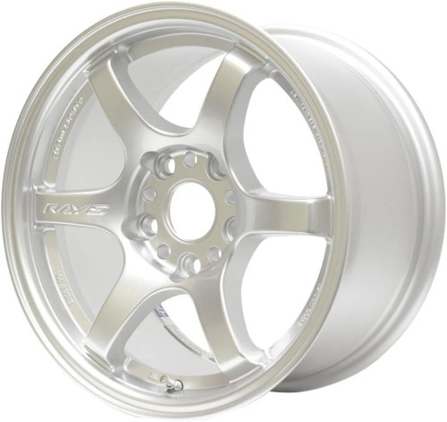 17x9 Gram Lights 57DR Grace Silver Rims Wheels 38mm 5x4.5 (5x114.3) | WGIQ38EQNK