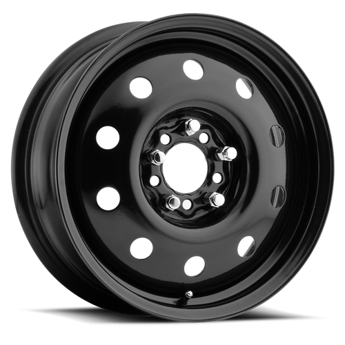 Allied Fwd Black Mod Wheels Rims 17x6.5 5x114.3 Black 40mm | X-42755-BOXED