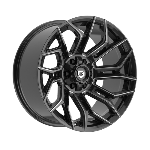 Gear Off Road 776Bm Wheels Rims 20x9 8x170 Gloss Black Milled 18mm | 776BM-2098718