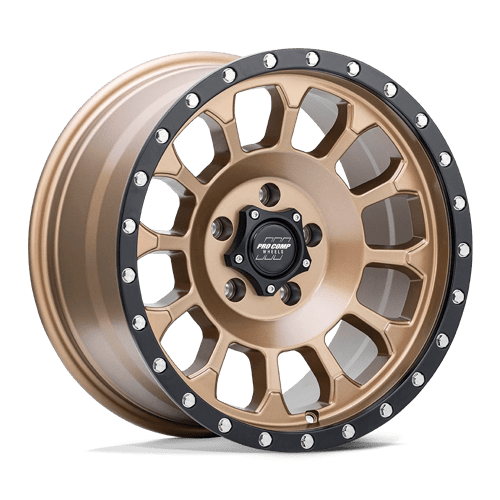 Pro Comp Pa34 Rockwell Wheels Rims 17x8.5 6x139.7 Matte Bronze With Black Lip 0mm | PXA9634-78583