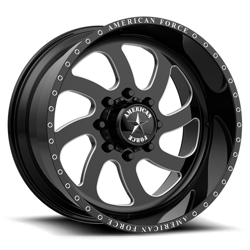 American Force Afw 76 Blade Ss Wheels Rims 20x14 8x170 Gloss Black Machined -73mm | AFTF76RF25-2-20