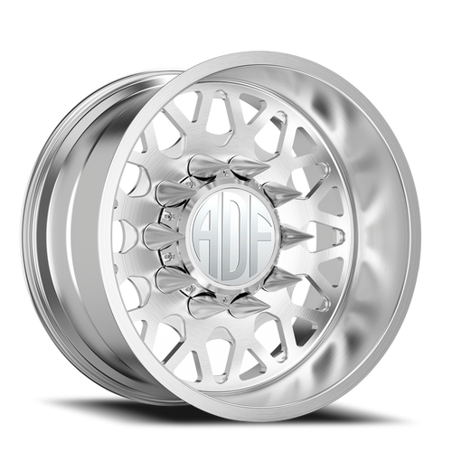 Adf Hot Shot - Wheel 22x14 8x165.1 Brushed -76mm - MINIMUM PURCHASE OF 4 WHEELS | S202BR221420-76