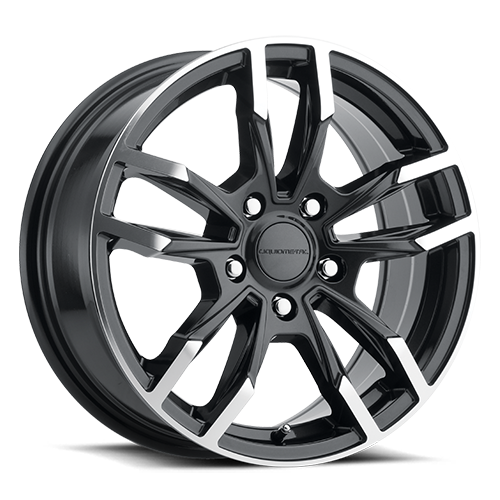 Liquid Metal Splice Wheel 20x8.5 5x114.3 Gloss Black Machined 40mm | 35-2865GB