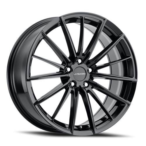 Vision Axis 473 Wheel 16x7.5 5x112 Gloss Black 38mm | 473-6745GB38