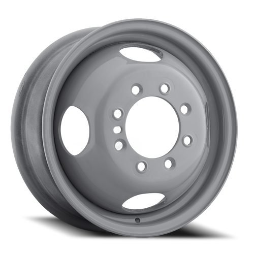 Allied Light Truck Stel Wheel (Dual) Dually Wheel 16x6 8x165.1 Gray 136mm - MINIMUM PURCHASE OF 4 WHEELS | X-45399