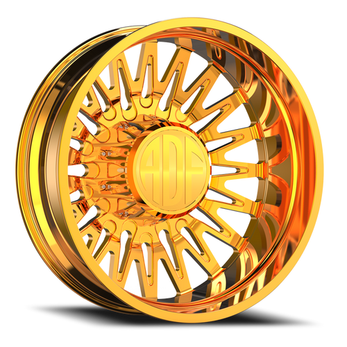 Adf Bobtail Dually - Wheel 24x8.25 8x165.1 24K Gold -167mm - MINIMUM PURCHASE OF 4 WHEELS | D304GD248220-167