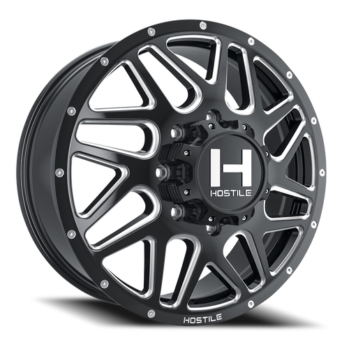Hostile Sprocket Dually Wheel 20x8.25 8x165.1 Blade Cut 123mm - MINIMUM PURCHASE OF 4 WHEELS | H401-20828165+123B