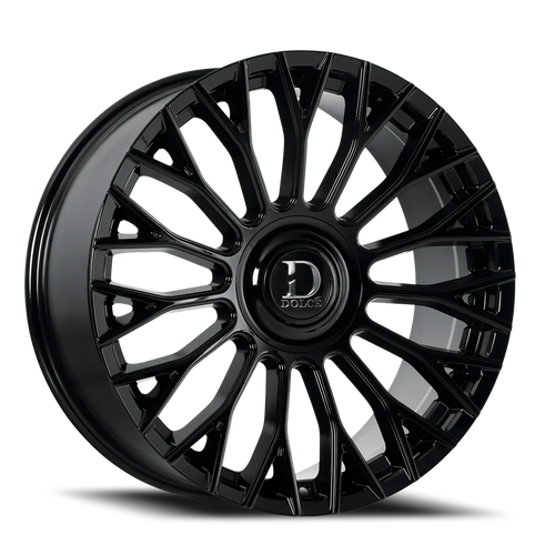 Dolce Luxury Roma Wheel 22x9.5 6x135 & 6x139.7 Gloss Black 18mm | ROMA-229536GB18