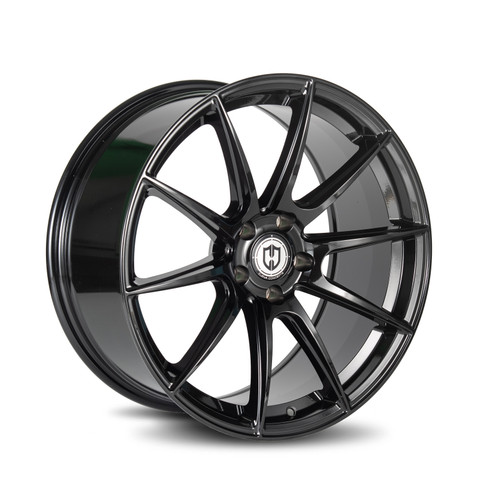 Curva Cff72 Wheels Rims 19x10 5x112 Gloss Black 38mm | CFF72-19101123866B