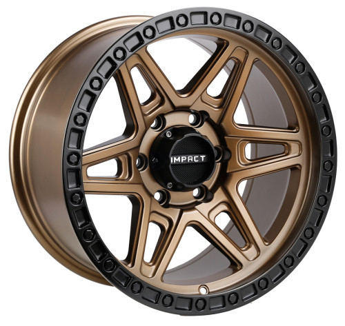 Impact Off-Road 881 Wheels Rims 17x9 6x139.7 Bronze W/ Black Ring 0mm | 881BRZ-79060-00