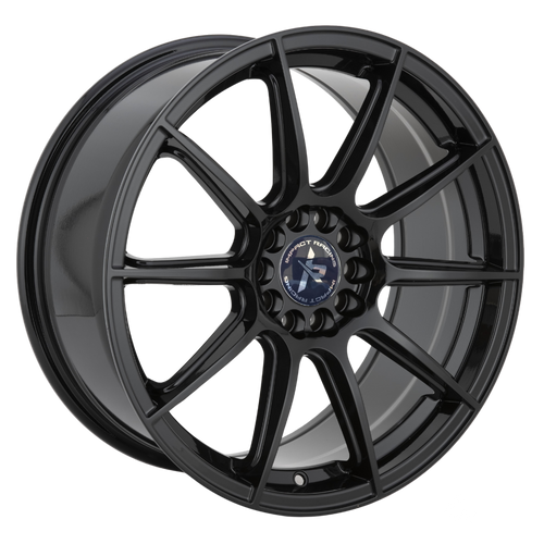 Impact Racing 502 Wheels Rims 18x8 5x110 5x114.3 Gloss Black 38mm | 502GB-18821+38